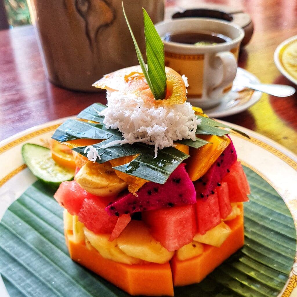 Fruit Salad - vegetarian food in Bali