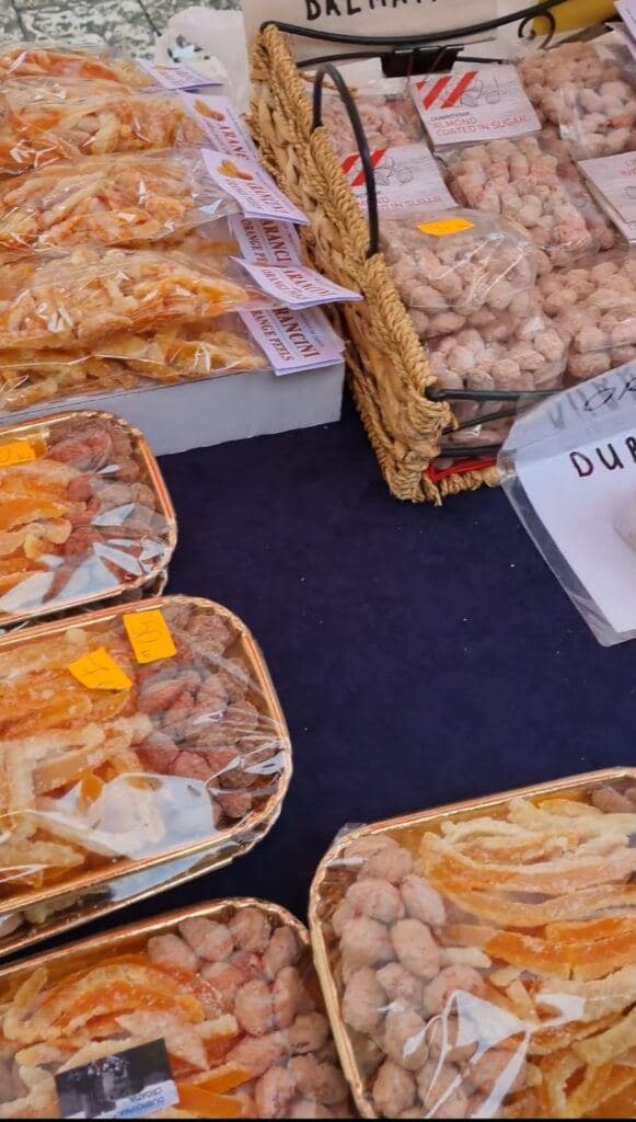 Candied Orange Peels - local food in Croatia