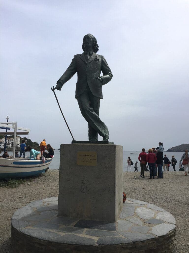 Salvador Dali statue