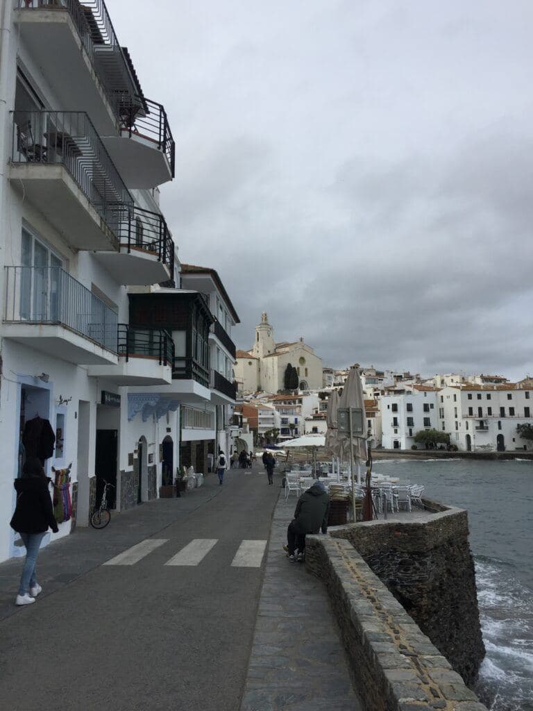 Street where my airbnb was