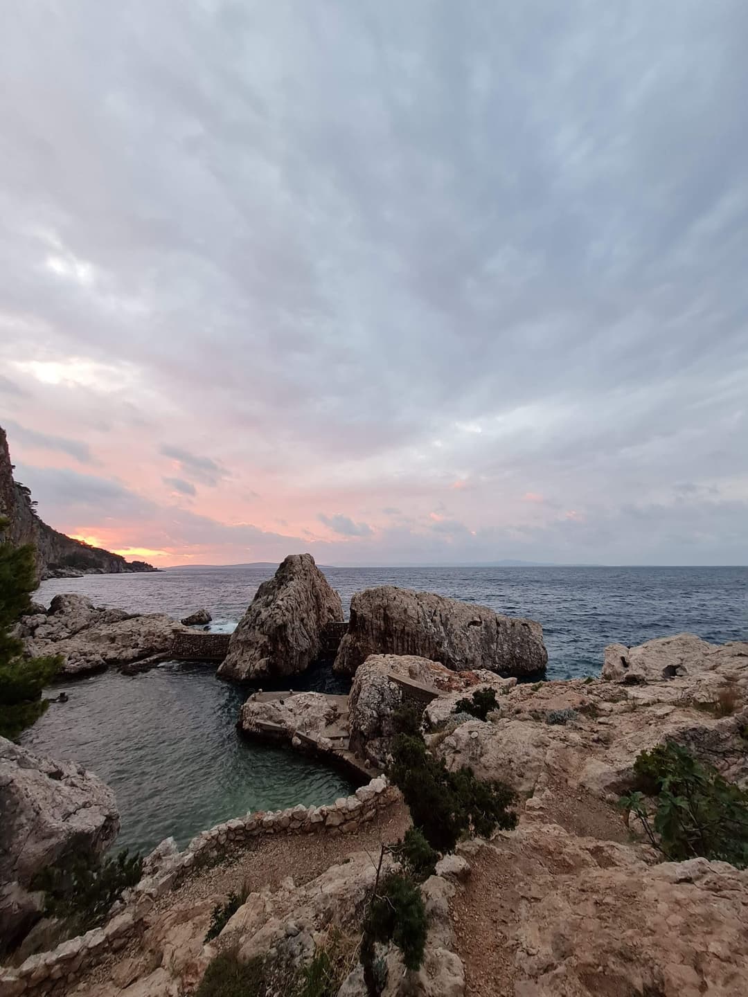 Sunsets on the island in Croatia