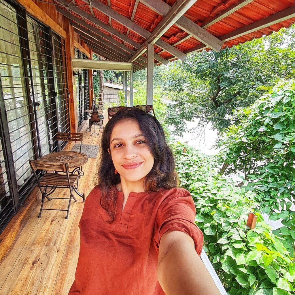 Me at Saveda farm, Karjat
