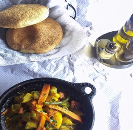 Finding vegetarian food in Morocco on a budget is easy