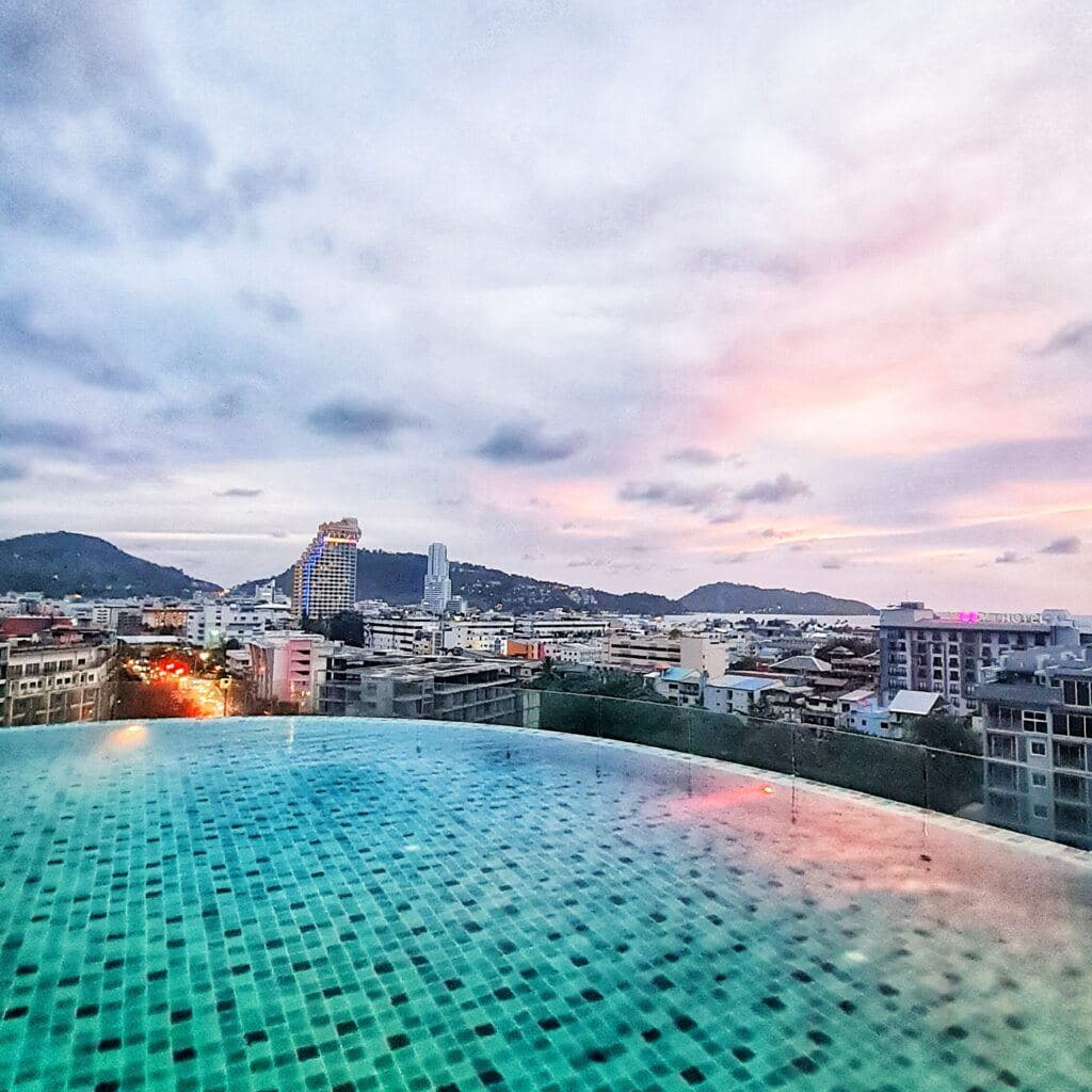View from my hotel in Phuket, Thailand