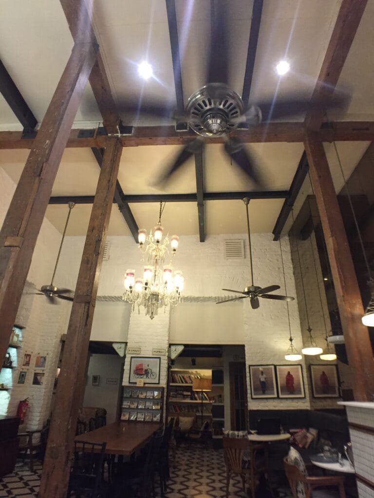 High ceilings at Abode Bombay - staycation in Mumbai