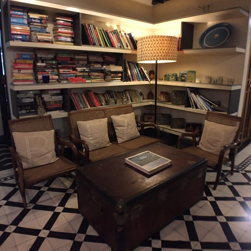 Refurbished furniture used as a part of décor