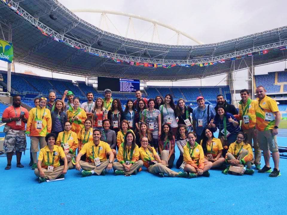 Rio 2016 Summer Olympics Volunteers - Group Photo