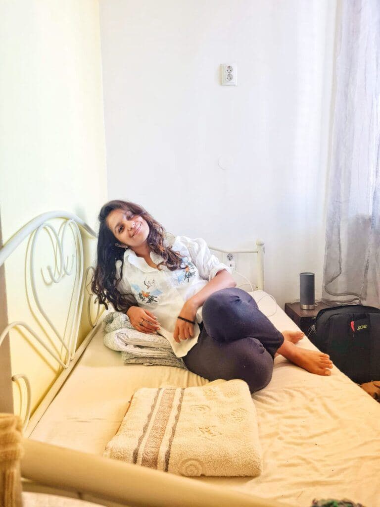 Me in Dubrovnik hostel