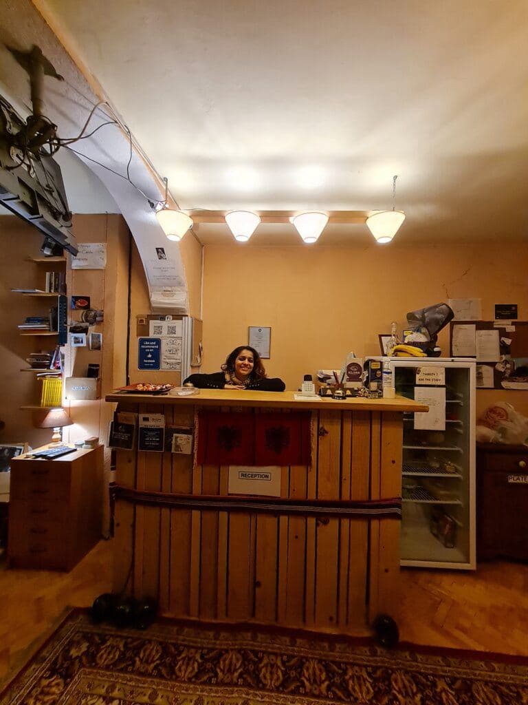 Friendly hostel staff